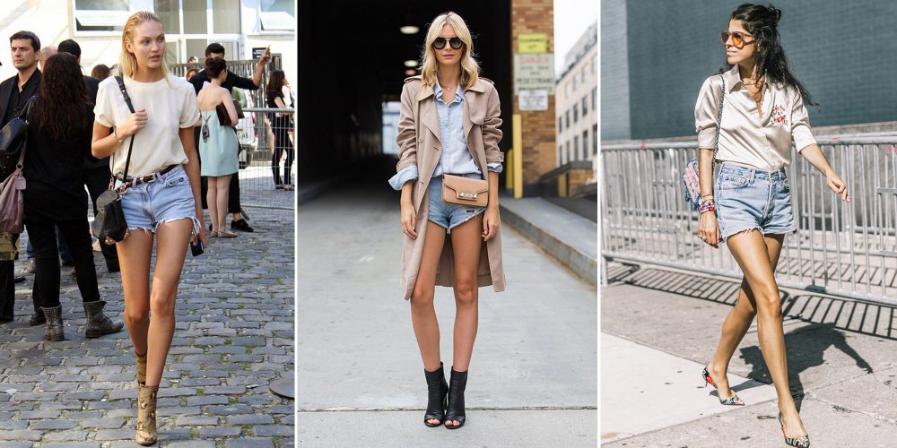 tendance short en jeans