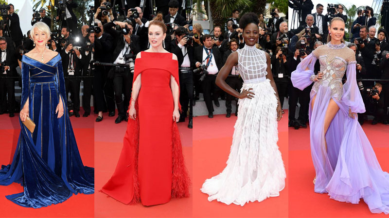 Looks de Helen Mirren, Julianne Moore, Lupita-Nyong’o et Natasha Poly au festival de Cannes