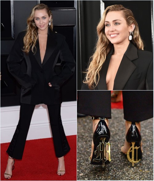 le look de Myley Cyrus aux Grammy Awards 2019