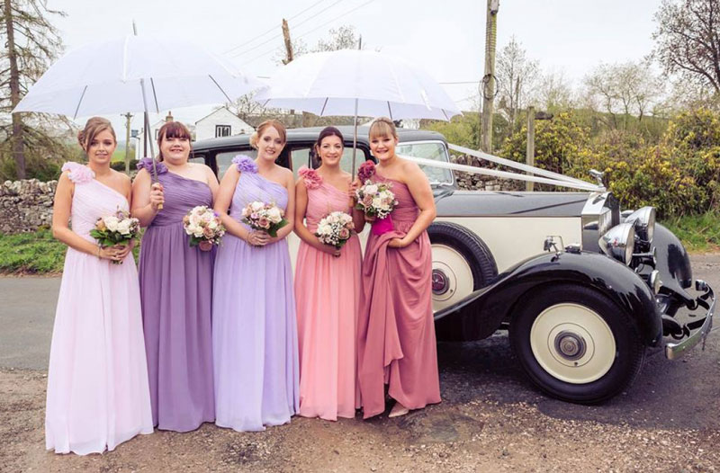 robes de demoiselle d'honneur asymétrique en dfiférentes couleurs