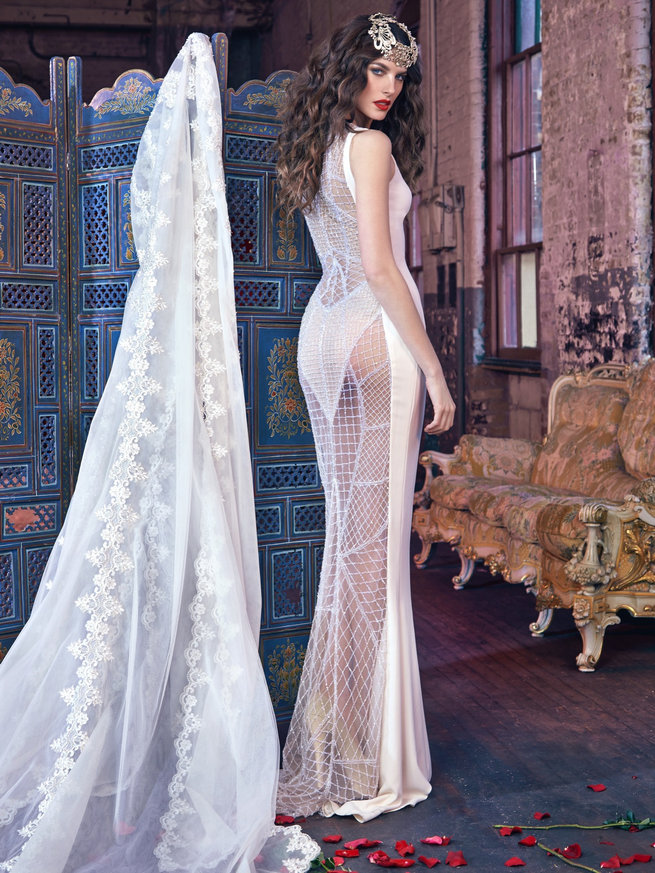 robe de mariée sexy dentelle jeu transparent
